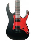 Corpo e captadores da guitarra elétrica Ibanez modelo GRG131DX BKF