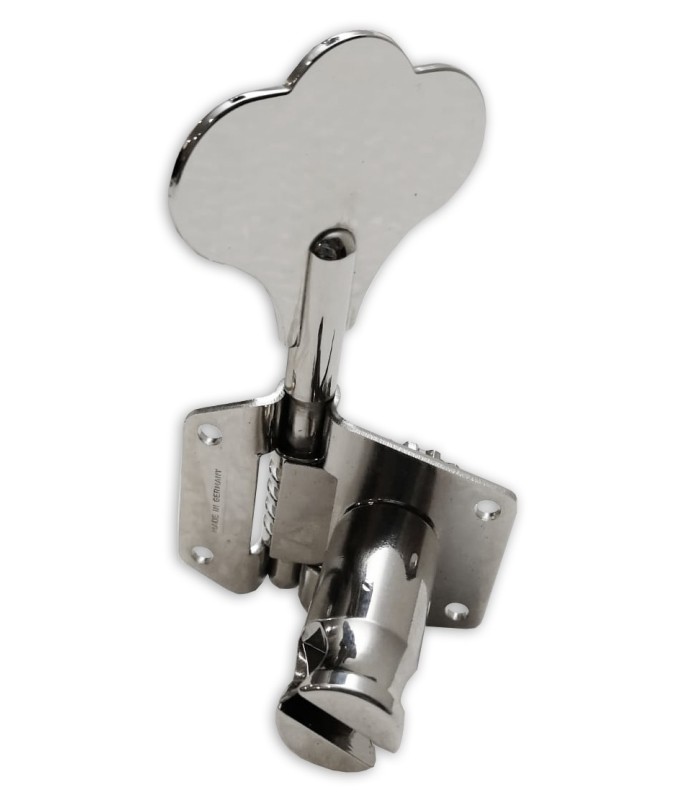 Detalhe do outro lado de um carrilhão Schaller modelo Bass BM para baixo 2L 2R niquelado
