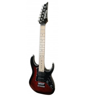 Photo of the electric guitar Ibanez model GRGM21M WNS Walnut Sunburst