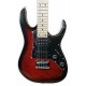 Corpo e captadores da guitarra elétrica Ibanez modelo GRGM21M WNS Walnut Sunburst
