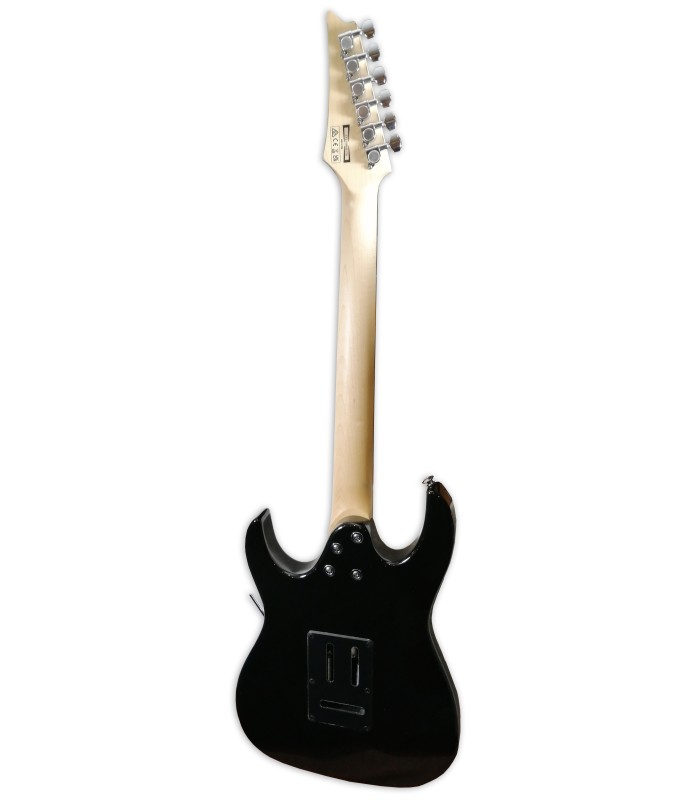 Back of the electric guitar Ibanez model GRX40 BKN Black