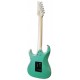 Back of the electric guitar Ibanez model GRX40 MGN Metallic Ligth Green