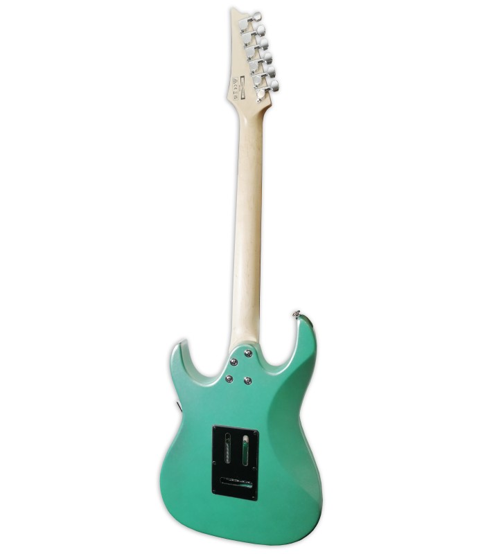 Espalda de la guitarra elétrica Ibanez modelo GRX40 MGN Metallic Ligth Green