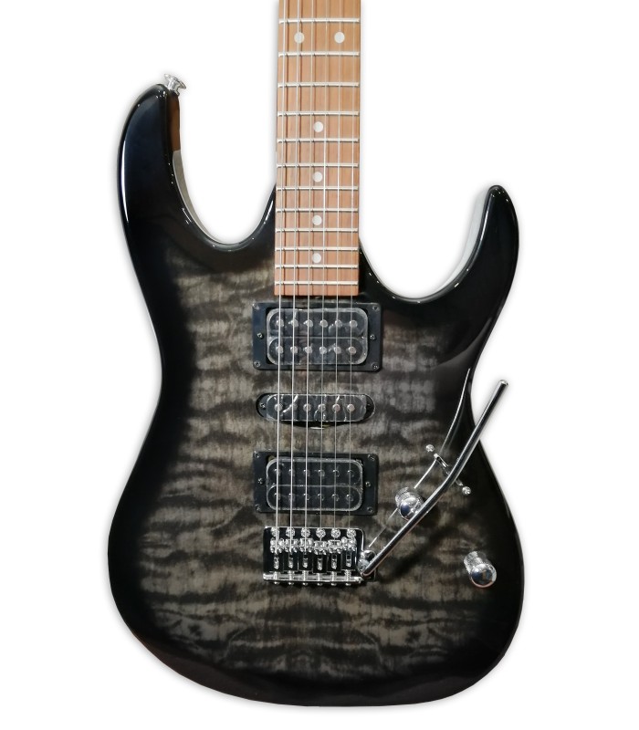 Cuerpo y pastillas de la guitarra elétrica Ibanez modelo GRX70QA TKS