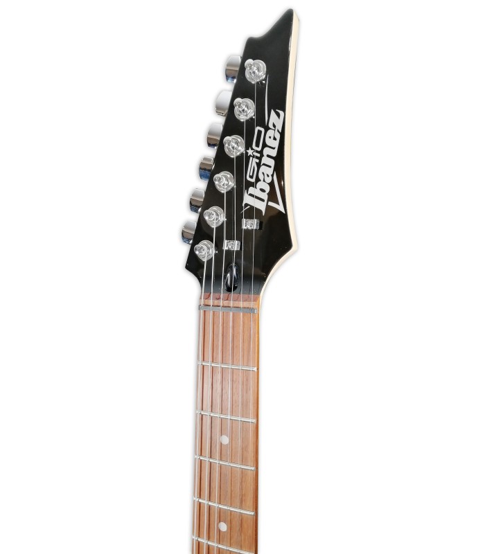 Head of the electric guitar Ibanez model GRX70QA TKS