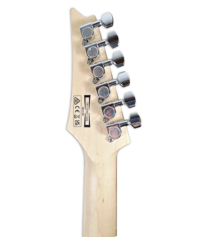 Machine heads of the electric guitar Ibanez model GRX70QA TKS