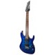 Photo of the electric guitar Ibanez model GRX70QA TBB Transparent Blue Burst