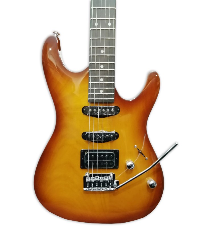 Cuerpo y pastillas de la guitarra elétrica Ibanez modelo GSA60 BS