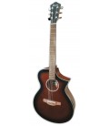 Foto da guitarra eletroacústica Ibanez modelo AEWC11 DVS Spruce Sapele
