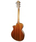 Costas da guitarra eletroacústica Ibanez modelo AEWC11 DVS