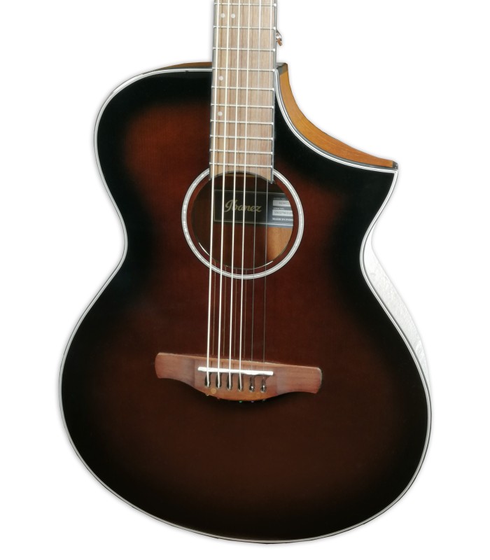 Tampo da guitarra eletroacústica Ibanez modelo AEWC11 DVS