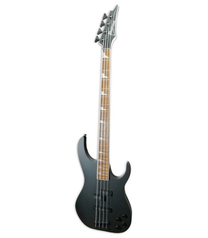 Photo of the bass guitar Ibanez model RGB300 BKF Black 4 strings
