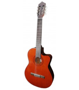 Foto da guitarra clássica Ashton modelo CG44CEQAM com cutaway e equalizador