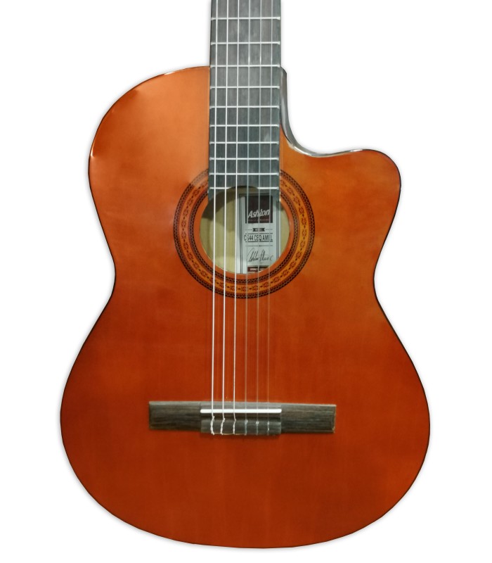 Tampo da guitarra clássica Ashton modelo CG44CEQAM