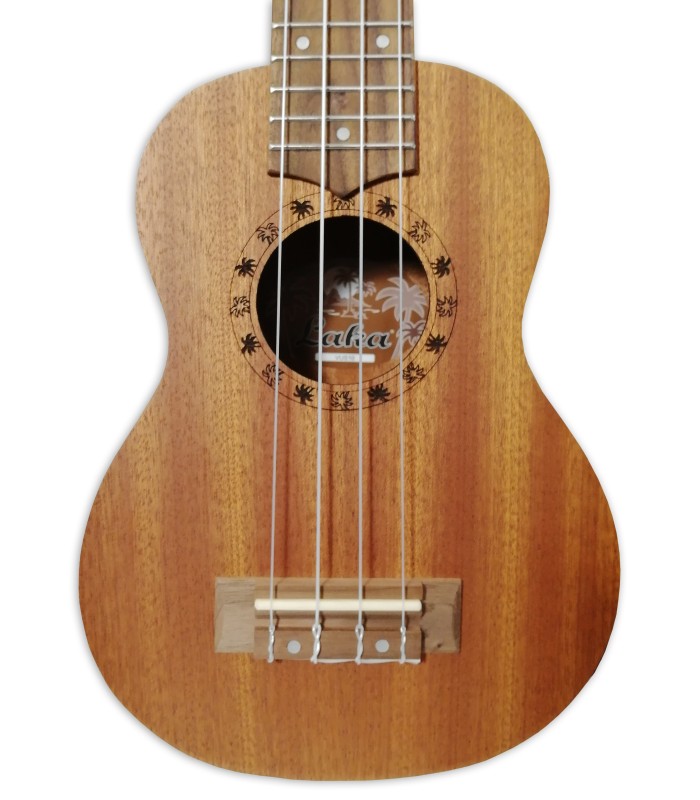 Tapa del ukulele soprano Laka modelo VUS 10
