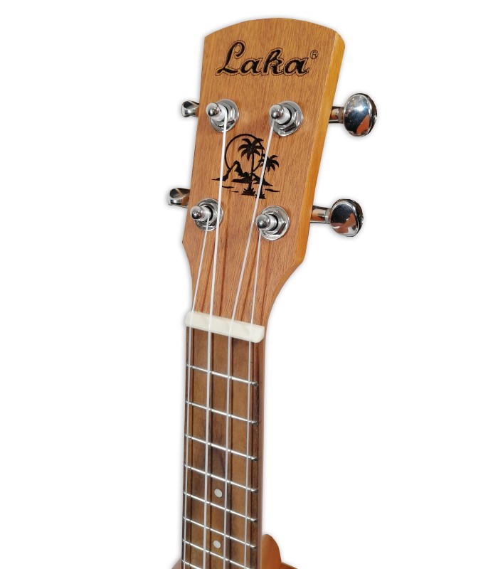 Cabeça do ukulele soprano Laka modelo VUS 10