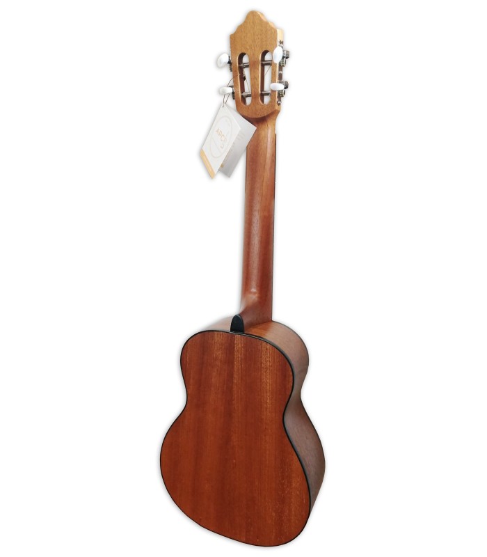 Back of the Venezuelan cuatro APC model CUA100