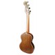 Back of the tenor ukulele model Fender model Dhani Harrisson Turquoise
