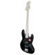 Foto de la guitarra bajo Fender Squier modelo Affinity Jazz Bass MN Black