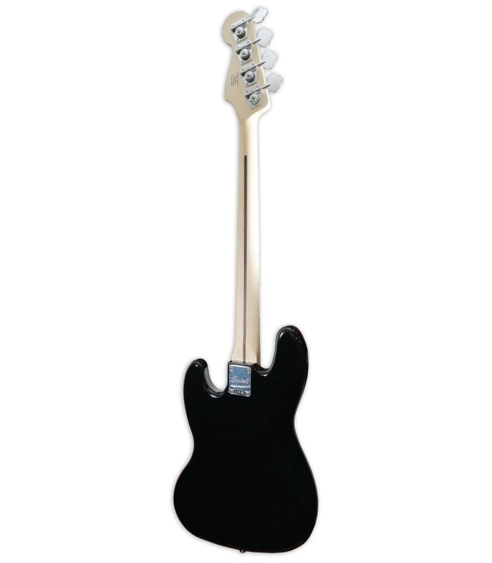 Espalda de la guitarra bajo Fender Squier modelo Affinity Jazz Bass MN Black