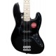 Corpo e captadores da guitarra baixo Fender Squier modelo Affinity Jazz Bass MN Black