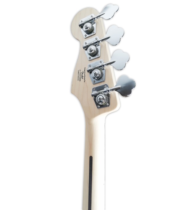 Clavijero de la guitarra bajo Fender Squier modelo Affinity Jazz Bass MN Black