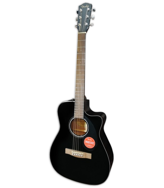 Foto de la guitarra electroacústica Fender modelo Concert CC 60SCE Negra