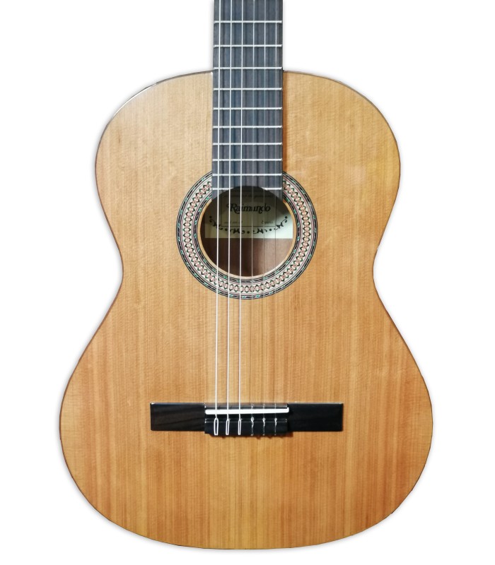 Tapa de cedro de la guitarra clásica Raimundo modelo 104B