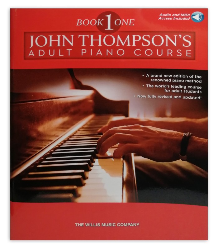 Foto da capa do livro Thompson Adult Piano Course 1