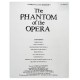 Índice do livro The Phantom of the Opera Lloyd Webber para clarinete