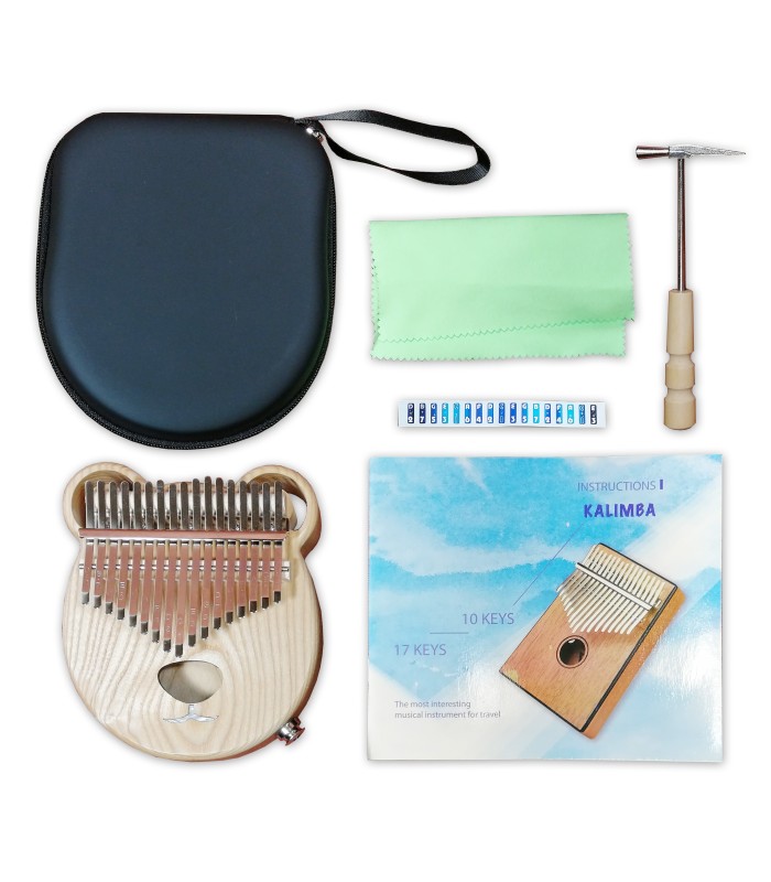 Kalimba Gewa model PG KL OP electrified with accessories