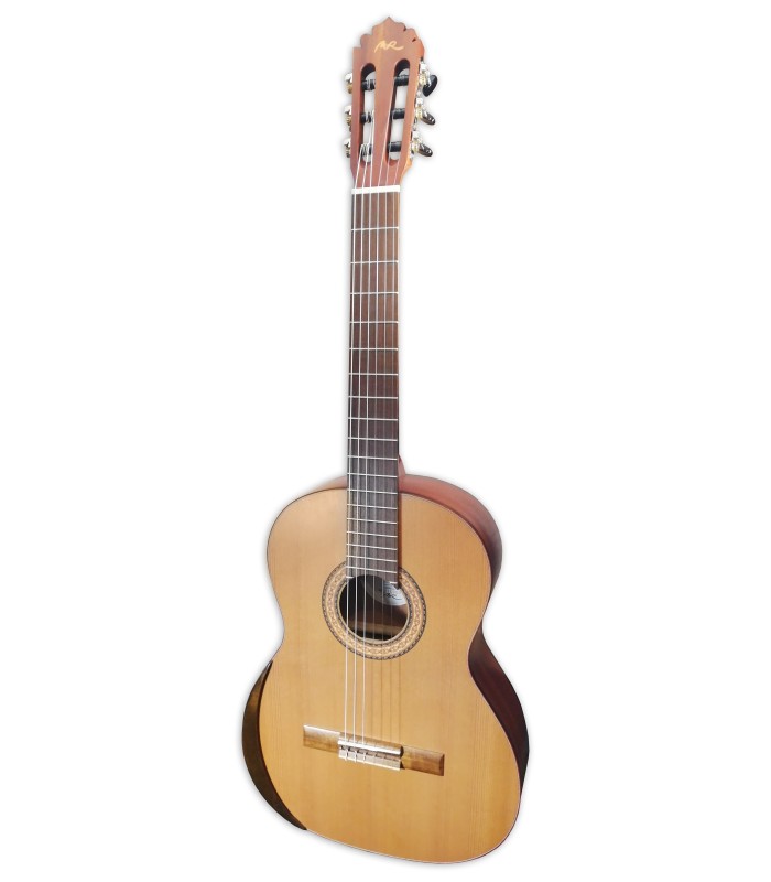 Foto da guitarra clássica Manuel Rodríguez modelo Tradición T-65 com tampo em cedro