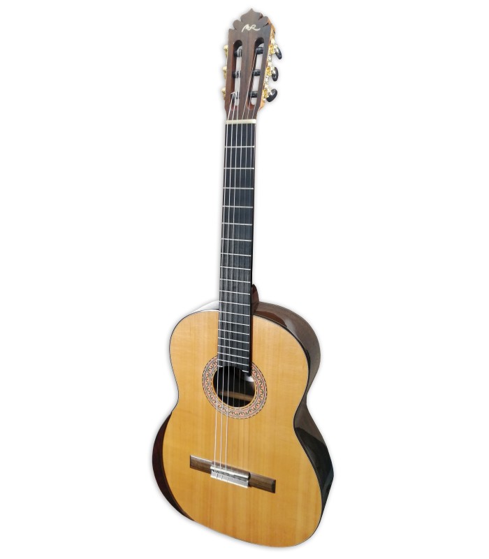 Photo of the classical guitar Manuel Rodríguez model Superior B-C with cedar top