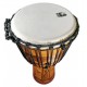 Skin head detail of the Toca Percussion djembe model TODJ 12TM Origin Series