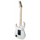 Back of the electric guitar Ibanez model Steve Vai JEMJR White