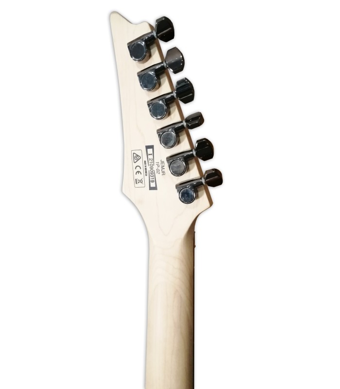 Clavijero de la guitarra eléctrica Ibanez modelo Steve Vai JEMJR White