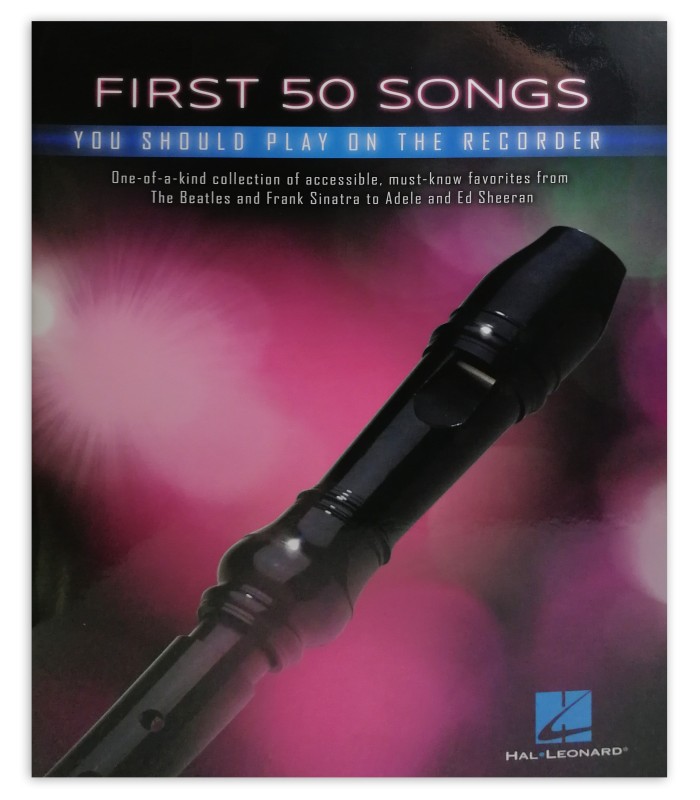 Foto da capa do livro First 50 Songs You Should Play on Recorder