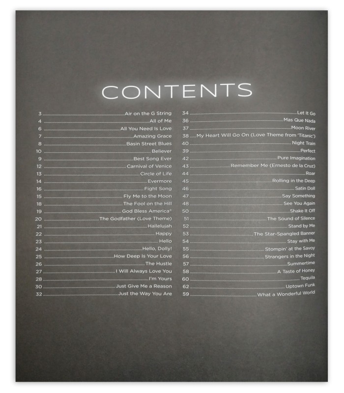 First 50 Songs You Should Play on Recorder's book table of contents