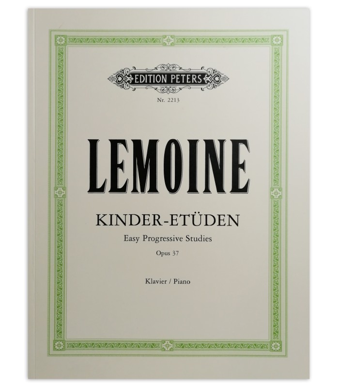 Foto da capa do livro Lemoine Kinder Etuden Op 37 EP
