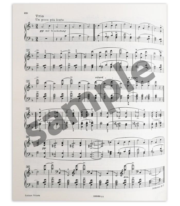 Muestra del libro Schubert Sonatas Vol 1 UT