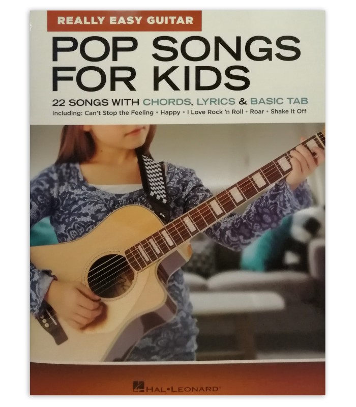 Foto da capa do livro Pop Songs for Kids Really Easy Guitar
