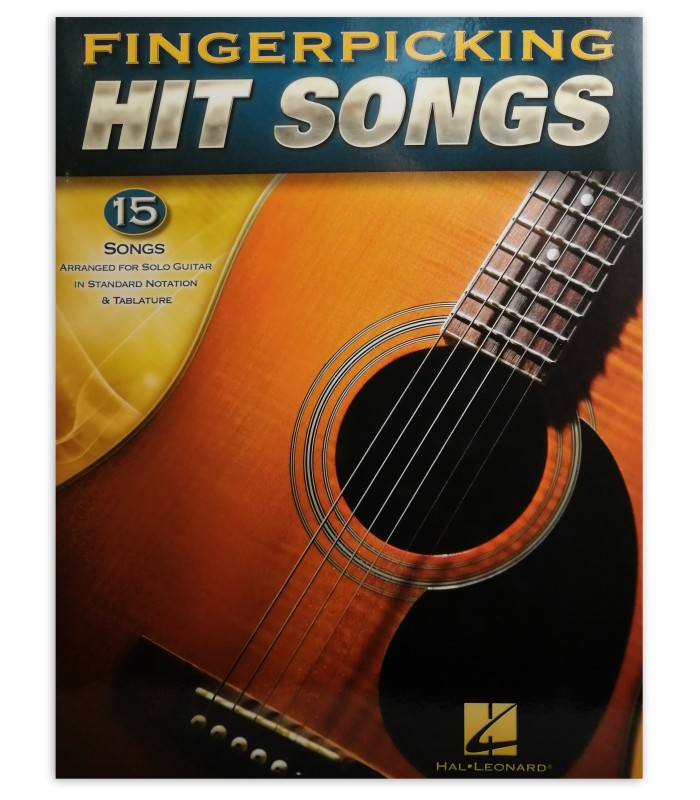 Foto da capa do livro Fingerpicking Hit Songs 15 songs HL