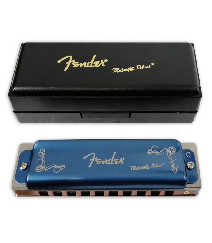 Photo of the harmonica Fender model Midnight Blues in C