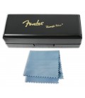 Estojo e pano de limpeza da harmónica Fender modelo Midnight Blues