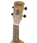 Cabe巽a do ukulele soprano Laka modelo VUS 95 Flamed Maple