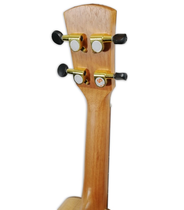 Carrilhão do ukulele soprano Laka modelo VUS 95 Flamed Maple