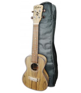 Foto do ukulele concerto Laka modelo VUC 25 Walnut com saco