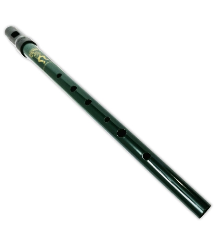 Body detail of the tinwhistle Clarke model Sweetone in D and green color