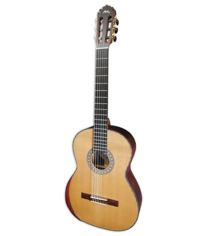 Foto da guitarra clássica Manuel Rodríguez modelo Magistral F-C com tampo em cedro