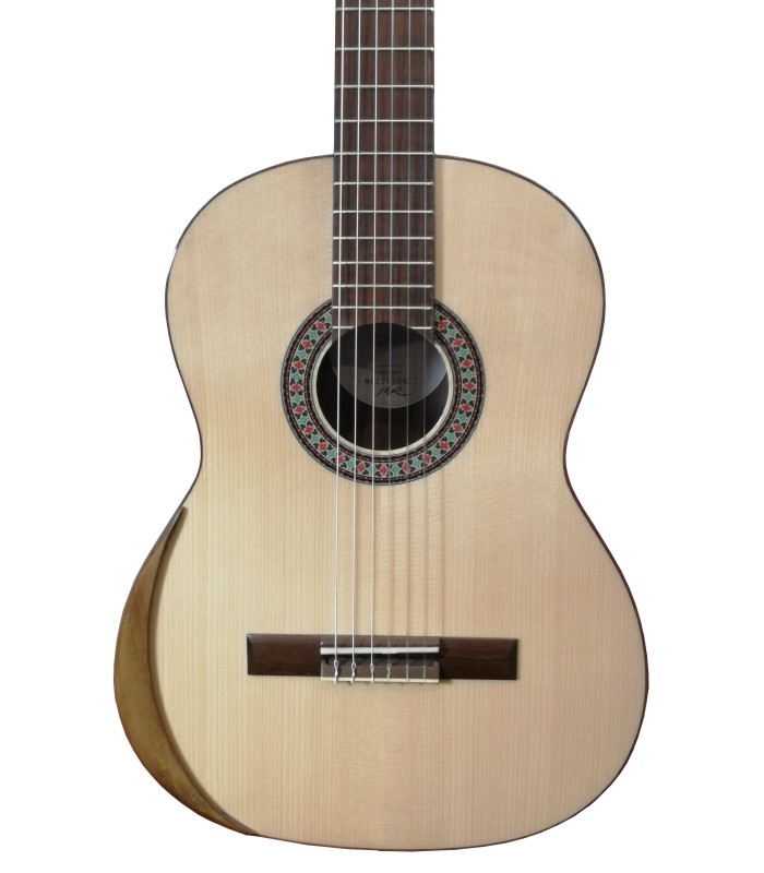Tampo em spruce da guitarra clássica Manuel Rodríguez modelo Academia AC60 S